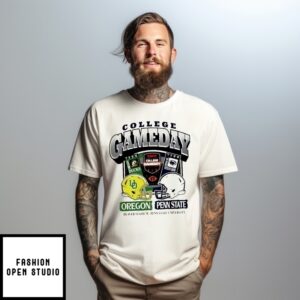 College Gameday 2025 Oregon Vs Penn State Ticket T-Shirt