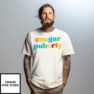 Cougar Puberty Lgbt Rainbow T-Shirt
