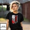 Deer Hunting Usa Flag T-Shirt