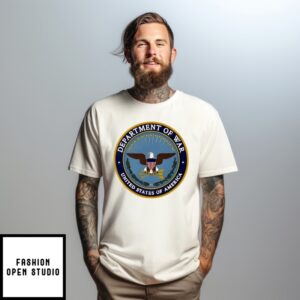 Department Of War Usa United States Of America Eagle Logo T-Shirt