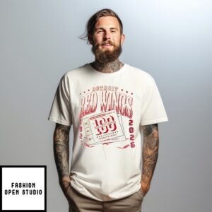 Detroit Red Wings Centennial Legacy 100 Anniversary 1926 2026 T-Shirt
