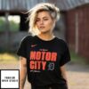 Detroit Tigers 2025 Mlb Postseason Motor City T-Shirt