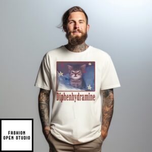 Diphenhydramine Cat Meme T-Shirt