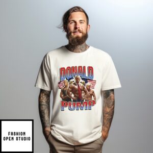 Donald Pump Donald Trump Gym Eagle Graphic T-Shirt