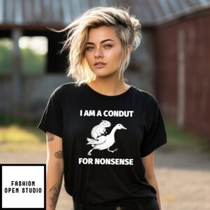 Duck Ride Capybara I Am A Condut For Nonsense T-Shirt
