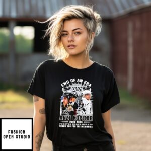 End Of An Era Anže Kopitar 2006 2025 Forever In Our Hearts Los Angeles Kings T-Shirt