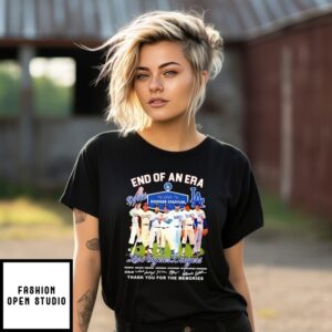 End Of An Era Los Angeles Dodgers Thank You For The Memories T-Shirt