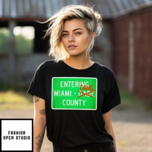 Entering Miami-Cane County Miami Hurricanes T-Shirt