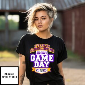 Everman Homecoming 2025 Ehsn Gameday Football Spirit T-Shirt