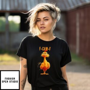 F-Caw-F Funny Bird Moon T-Shirt