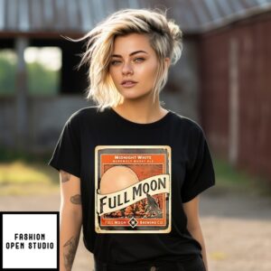 Full Moon Brewing Co Midnight White Maga Halloween T-Shirt