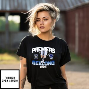 Geelong Cats 2025 Afl Premiers Cup T-Shirt