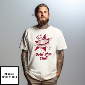 Gold Star Chili 60Th Anniversary 1965 Brain T-Shirt