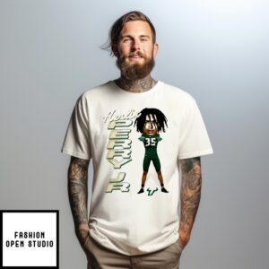 Herlin Perry Jr South Florida Bulls Caricature T-Shirt