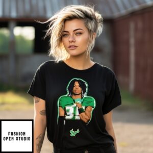 Herlin Perry Jr South Florida Bulls Portrait T-Shirt