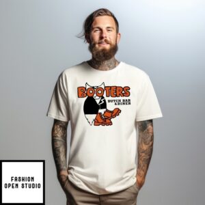 Hooters Booters Butch Bar And Diner Logo T-Shirt
