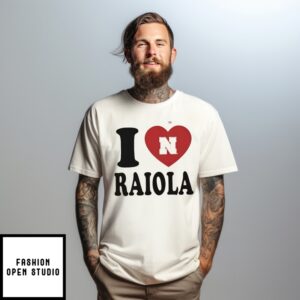 I Love Dylan Raiola Nebraska Cornhuskers Heart T-Shirt