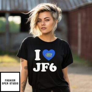 I Love Jf6 J’Vari Flowers Florida Gators T-Shirt