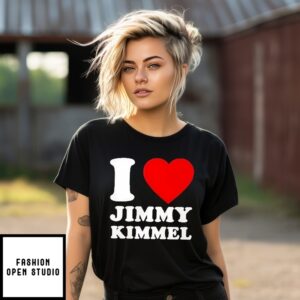 I Love Jimmy Kimmel Heart T-Shirt