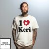 I Love Keri Leimbach Nebraska Huskers T-Shirt