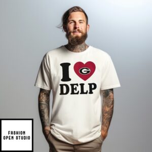 I Love Oscar Delp Georgia Bulldogs Heart T-Shirt