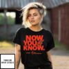 Indiana Fever Now You Know 2025 Wnba Playoffs T-Shirt
