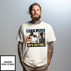 Ja Morant Memphis Grizzlies Nba Jam He’S On Fire T-Shirt