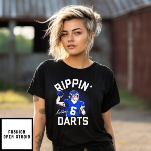 Jaxson Dart New York Giants Rippin’ Darts T-Shirt