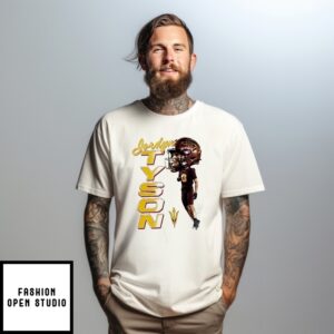 Jordyn Tyson Arizona State Sun Devils Big Head T-Shirt
