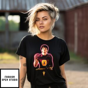 Jordyn Tyson Arizona State Sun Devils Portrait T-Shirt