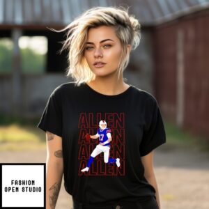 Josh Allen 17 Buffalo Bills Allen Allen Allen Allen T-Shirt