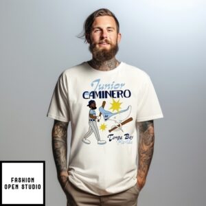 Junior Caminero Tampa Bay Rays Summer Cartoon T-Shirt