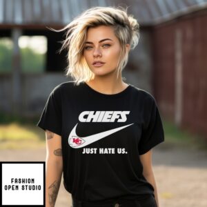 Just Hate Us Nike Kansas City Chiefs Logo T-Shirt