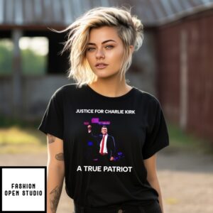Justice For Charlie Kirk A True Patriot T-Shirt