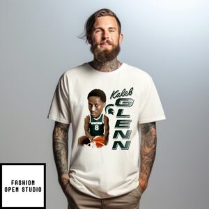 Kaleb Glenn Michigan State Spartans Ncaa Caricature T-Shirt