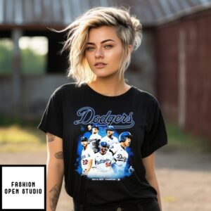 Los Angeles Dodgers 2025 Nl West Champions Graphic T-Shirt