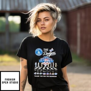 Los Angeles Dodgers 70Th Anniversary 1955 2025 Thank You For The Memories T-Shirt