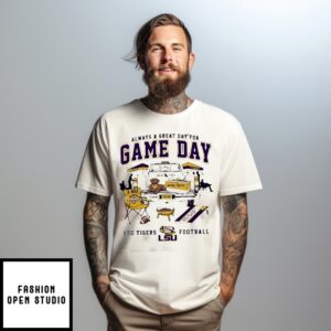 Lsu Tigers Always A Great Day For Game Day 2025 T-Shirt