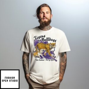 Lsu Tigers Vs Louisiana Tech Bulldogs Game Day 2025 T-Shirt