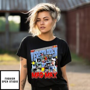 Mad Max Verstapren F1 Racing Graphic T-Shirt