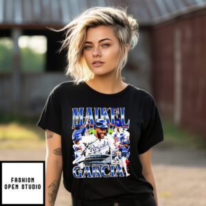 Maikel Garcia Kansas City Royals Picture Collage T-Shirt