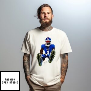 Malik Nabers New York Giants Signature Graphic T-Shirt