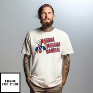 Mangia Mangia Mangia Josh Allen Buffalo Bills Chef T-Shirt