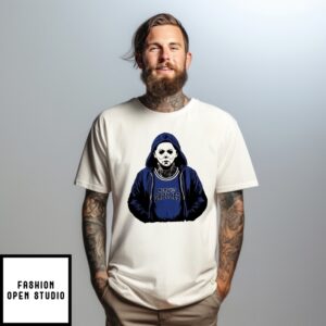 Memphis Grizzlies Nba Michael Myers Scary Halloween Mashup T-Shirt