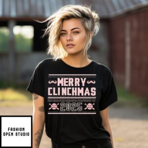 Merry Clinchmas 2025 Cincinnati Christmas T-Shirt