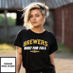 Milwaukee Brewers 2025 Mlb Postseason Built For Fall T-Shirt