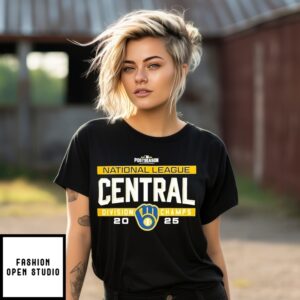 Milwaukee Brewers 2025 National League Central Division Champs T-Shirt