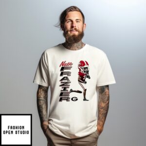 Nate Frazierb Georgia Bulldogs Caricature T-Shirt