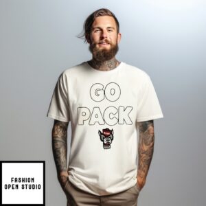 Nc State Wolfpack Football Go Pack Slogan T-Shirt