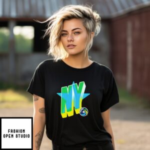 New York Cosmos Wave Bold Graphic Vintage T-Shirt